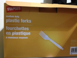 Medium Duty Plastic Forks